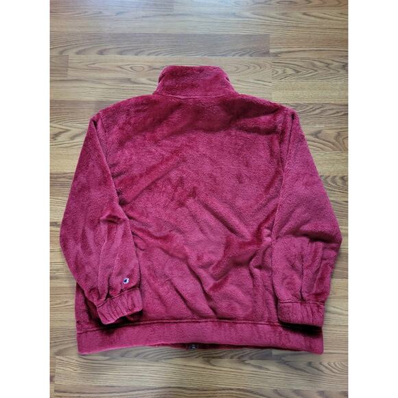 Boston College Champion Fleece VTG Full Zip Men’s Size Medium Burgundy - Picture 8 of 8